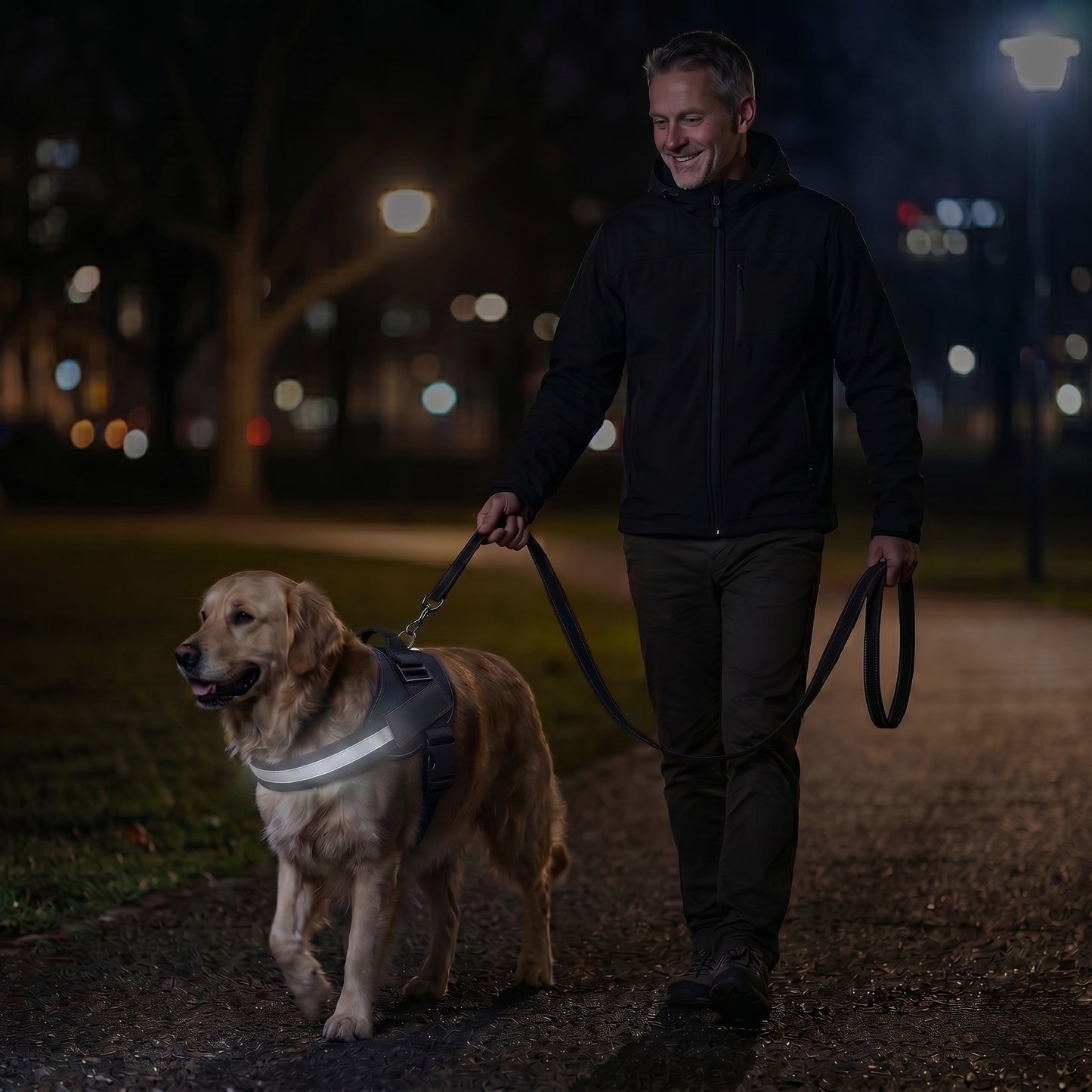 Harnais Anti-Traction Réfléchissant pour Chien | Pawen™